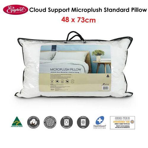 Cloud Support Microplush Standard Pillow 48 x 73 cm by Easyrest