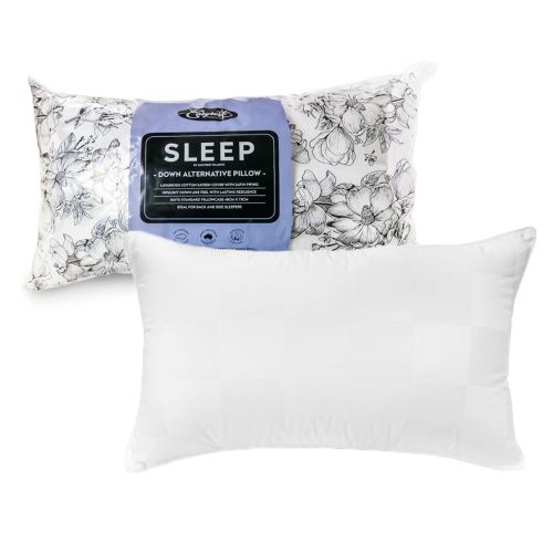 Sleep Down Alternative Standard Pillow Suits Back Sleeper by Easyrest