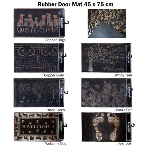 Rubber Door Mat 45 x 75 cm