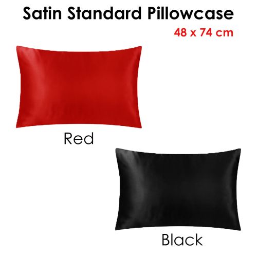 Satin Standard Pillowcase 48 x 74 cm