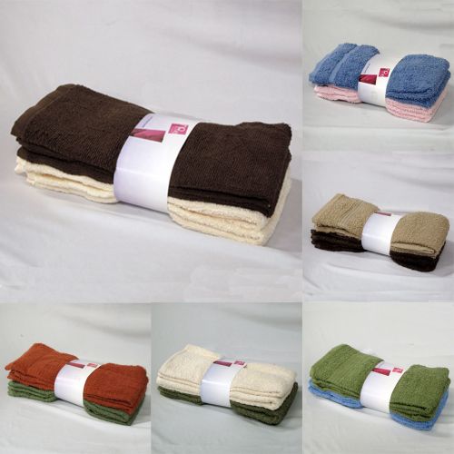 Set of 4 Budget Cotton Hand Towels 42 x 67 cm