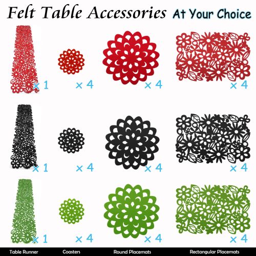 Felt Table Accessories by Choice