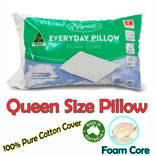 Foam Cored Queen Sized Pillow by Easyrest