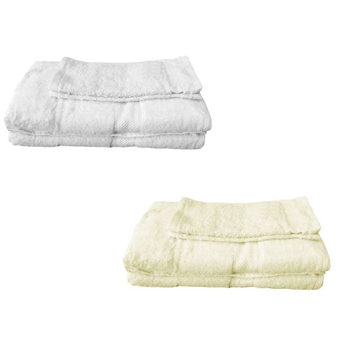 Pack of 4 - Egyptian Cotton Extra Large Bath Sheets and Face Washers set
