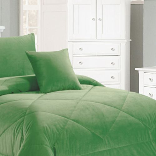 Carrington Square Cushion Green by Georges Fine Linens