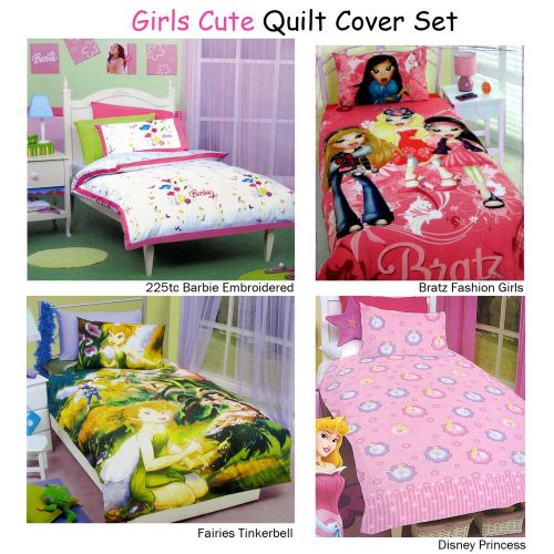 Girls Licensed Quilt Cover Set by Disney