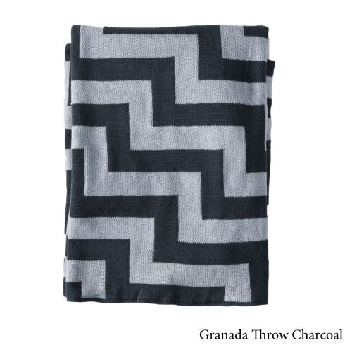 Granada Chevron Throw 130 x 150 cm by Brighton Road