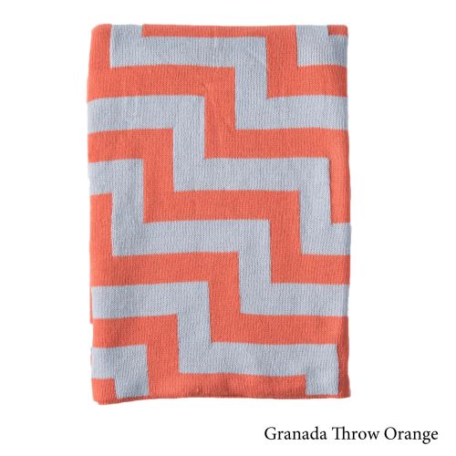 Granada Chevron Throw 130 x 150 cm by Brighton Road