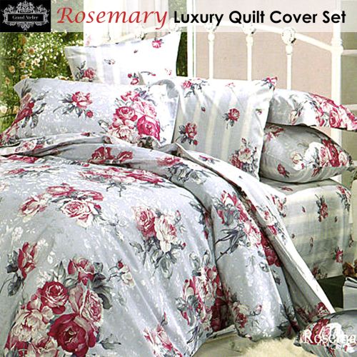 Rosemary Luxury Quilt Cover Set King by Grand Aterlier
