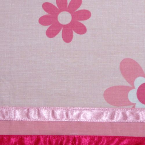 Hearts Pink Ribbons Quilt Cover Set Single by Happy Kids