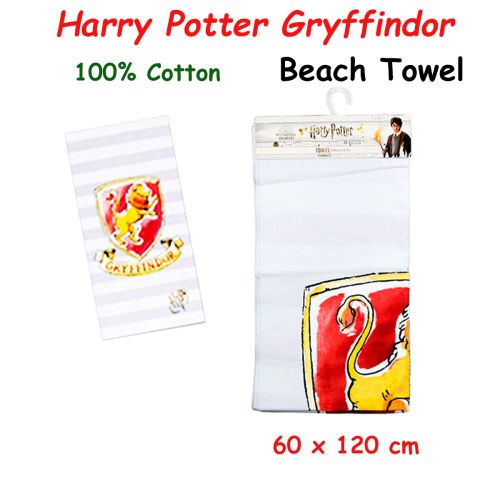Harry Potter Gryffindor Cotton Beach Licensed Towel 60 x 120 cm by Caprice