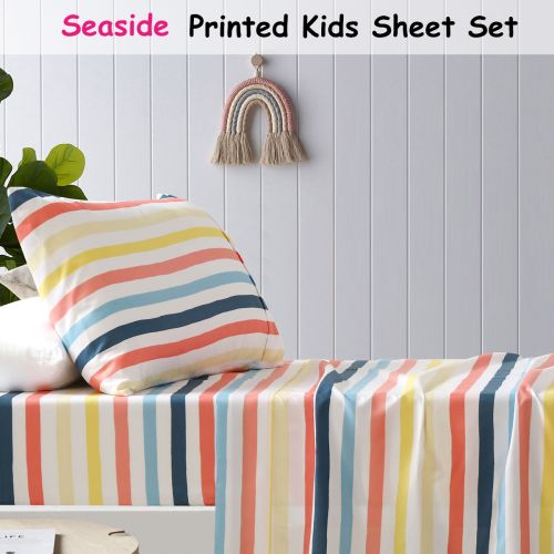 Seaside Kids Printed Sheet Set by Happy Kids