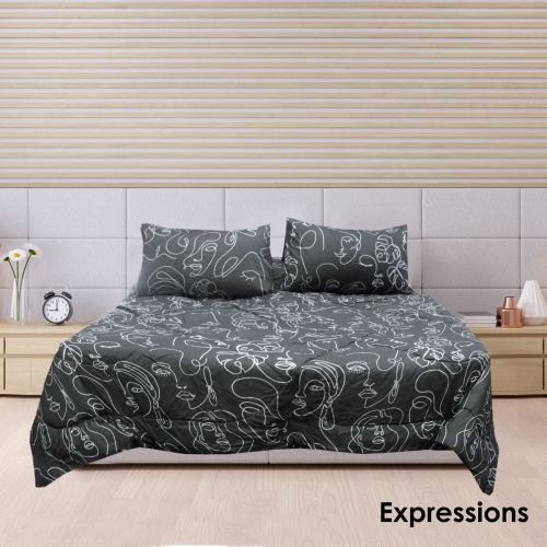 3 Pce Marco Polo Printed Comforter Set King