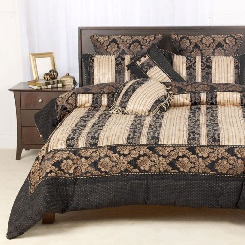 Elizabeth Grand Black Comforter Set, King Bed Comforter Sets Australia