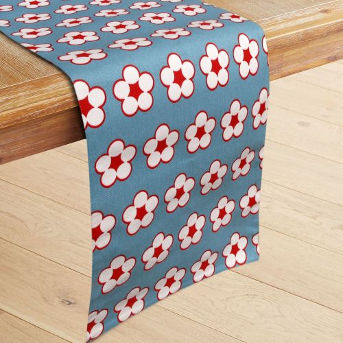100% Cotton Printed Table Runner 33 x 180 cm by IDC Homewares