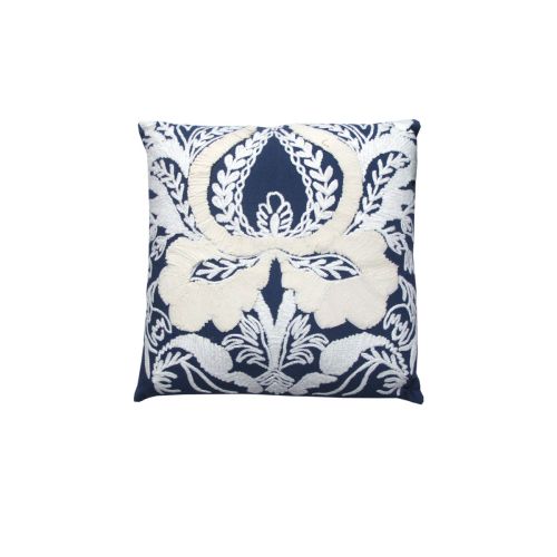 Seville Blue Square Filled Cushion 43 x 43 cm by IDC Homewares