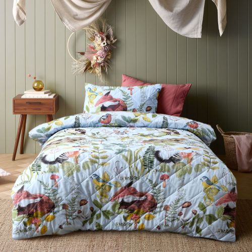 Ironbark Quilted Cotton Quilt Cover Set by Happy Kids