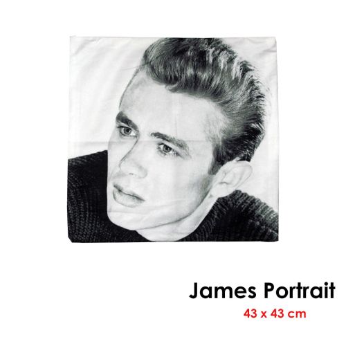 James Dean Retro Printed Square Cushion Cover 43 x 43 cm