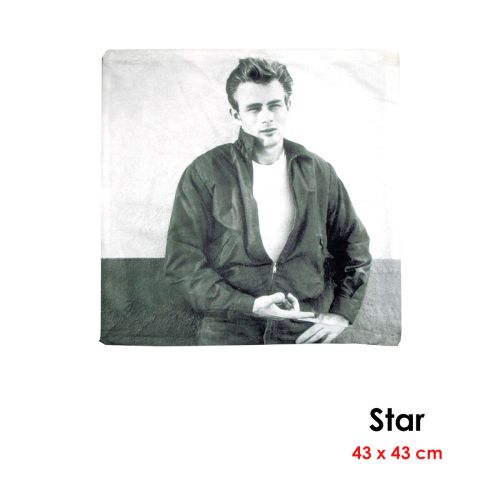 James Dean Retro Printed Square Cushion Cover 43 x 43 cm