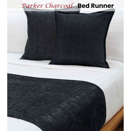 Parker Charcoal Bed Runner by Jason