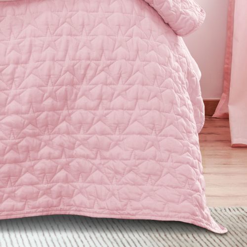 Bobby Pink Kids Coverlet Set Single/Double by Jelly Bean Kids
