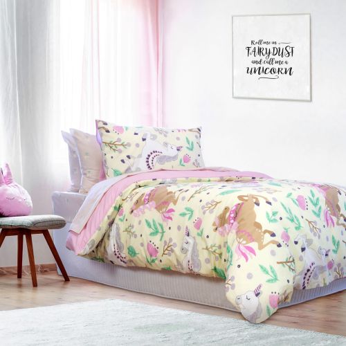 Merideth Pink Quilt Cover Set by Jelly Bean Kids