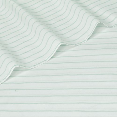 Striped Polyester Cotton Sheet Set Chambray by Jelly Bean Kids