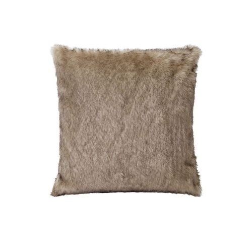 Brown Fox Luxury Faux Fur Filled Cushion 50 x 50cm by J Elliot Home