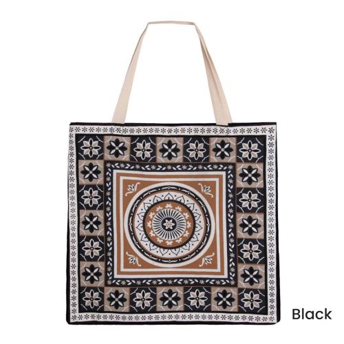 Kasbah Cotton Tote Shopping Bag 40.5x43x10cm by J Elliot Home