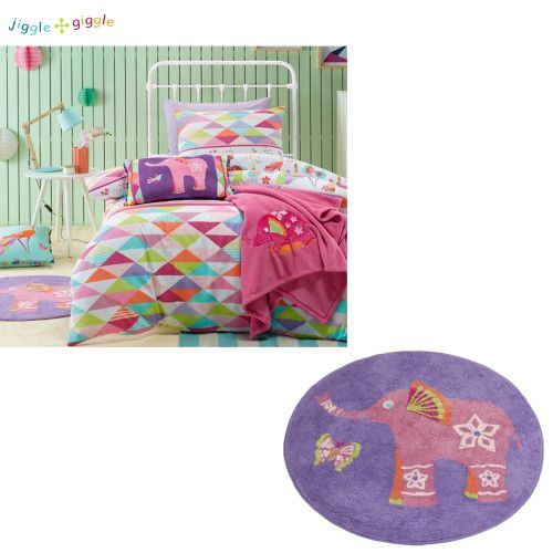Peacock Princess Quilt Cover Set by Jiggle & Giggle