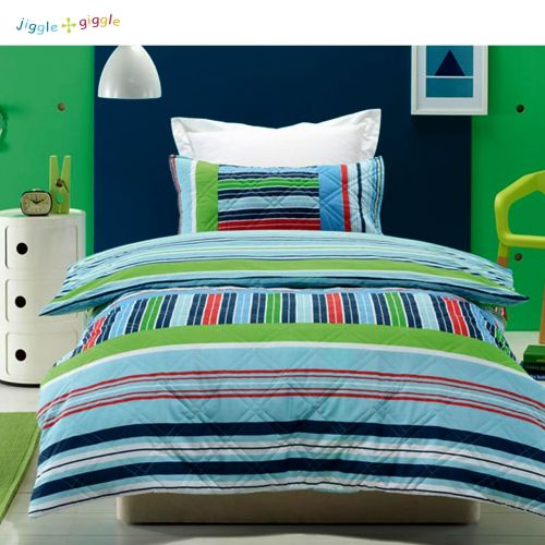 Piper Lightly Quilted Quilt Cover Set by Jiggle & Giggle