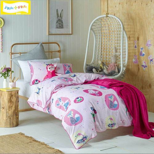 Forest Friends Quilt Cover Set by Jiggle & Giggle
