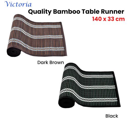Victoria Bamboo Table Runner 140 x 33cm