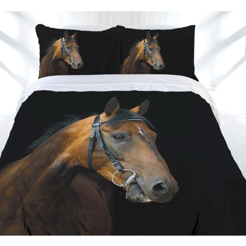 Dark Rider Quilt Cover Set by Just Home