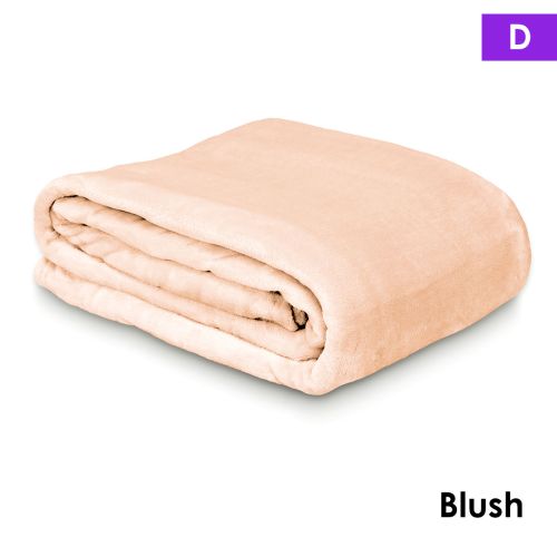 Kaya Plush Flannel Blanket Double 203 x 228 cm by Apartmento