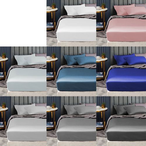 1500TC Elite 100% Egyptian Cotton Sateen Fitted Sheet Combo Set by Ramesses