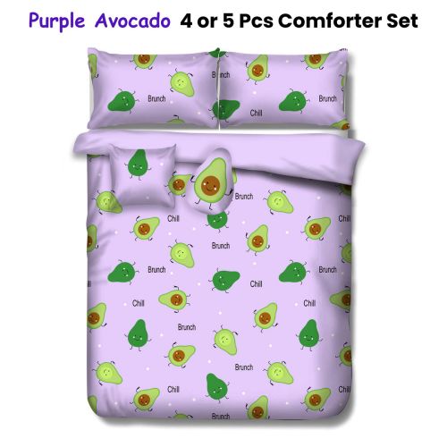 Purple Avocado Kids Advventure 4 or 5 Pcs Comforter Set by Ramesses