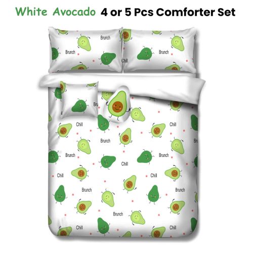White Avocado Kids Advventure 4 or 5 Pcs Comforter Set by Ramesses