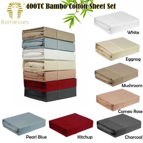 400TC Bamboo/Cotton Sheet Set by Ramesses