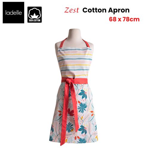 Zest Cotton Apron 68 x 78 cm by Ladelle