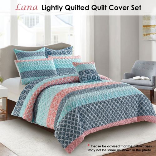 Lana Lightly Quilted Quilt Cover Set by Georges Fine Linens