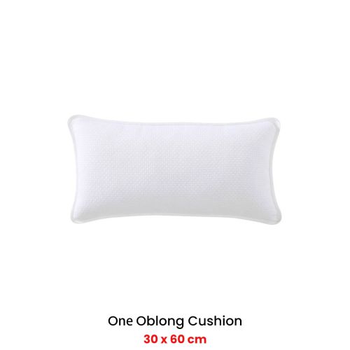 White oblong cushion outlet