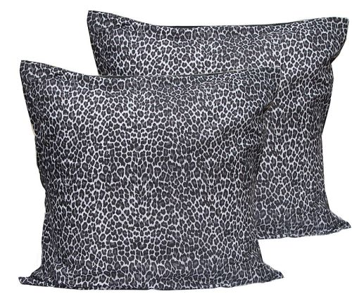 LEOPARD European Pillowcase x 2