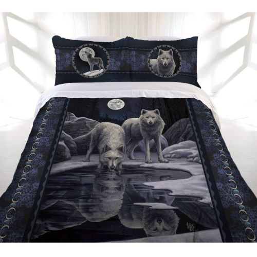 Warrior of Winter Wolves Quilt Cover Set by Lisa Parker Collection