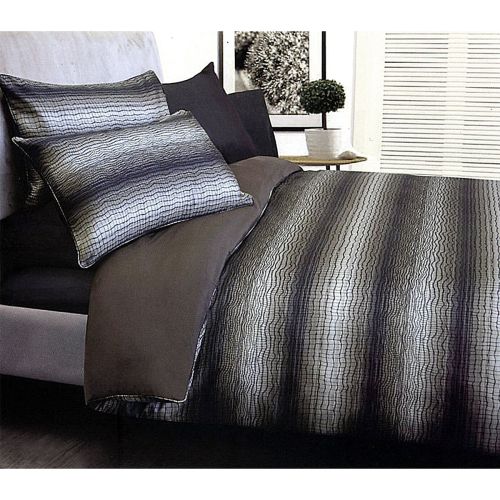 Lizard Brown Jacquard Quilt Cover Set by Accessorize