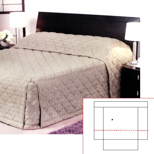 Remington Linen Seconds Quilted Jacquard Bedspread King by Logan and Mason