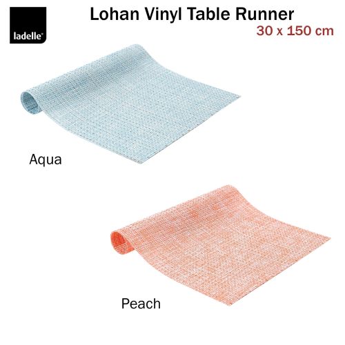 Lohan Vinyl Table Runner 30 x 150 cm by Ladelle