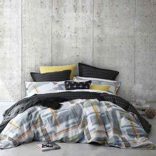Easton Grey Quilt Cover Set by Ltd