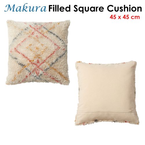 Makura Filled Square Cushion by Accessorize
