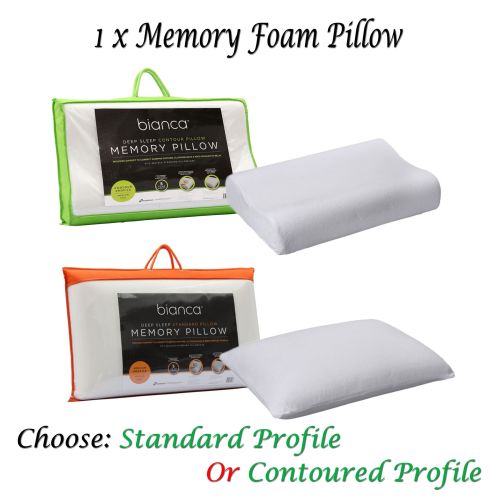 Memory Foam Standard Pillow by Bianca
